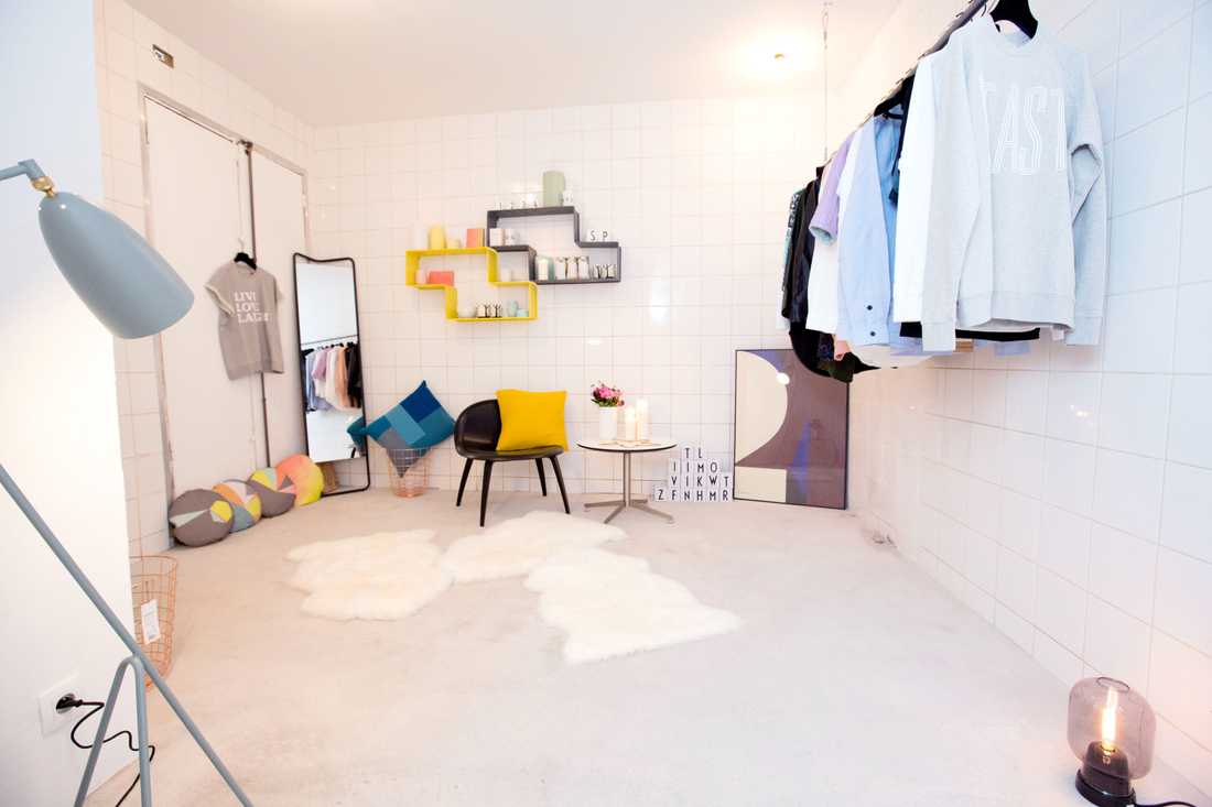 Salon d'essayage dans un concept store - Projet de rénovation commerciale