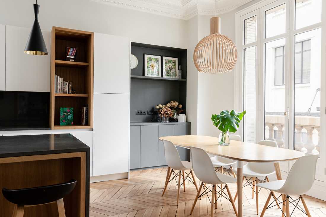 Aménagement d'une appartement acheté sur plan par un architecte d'intérieur à Lille